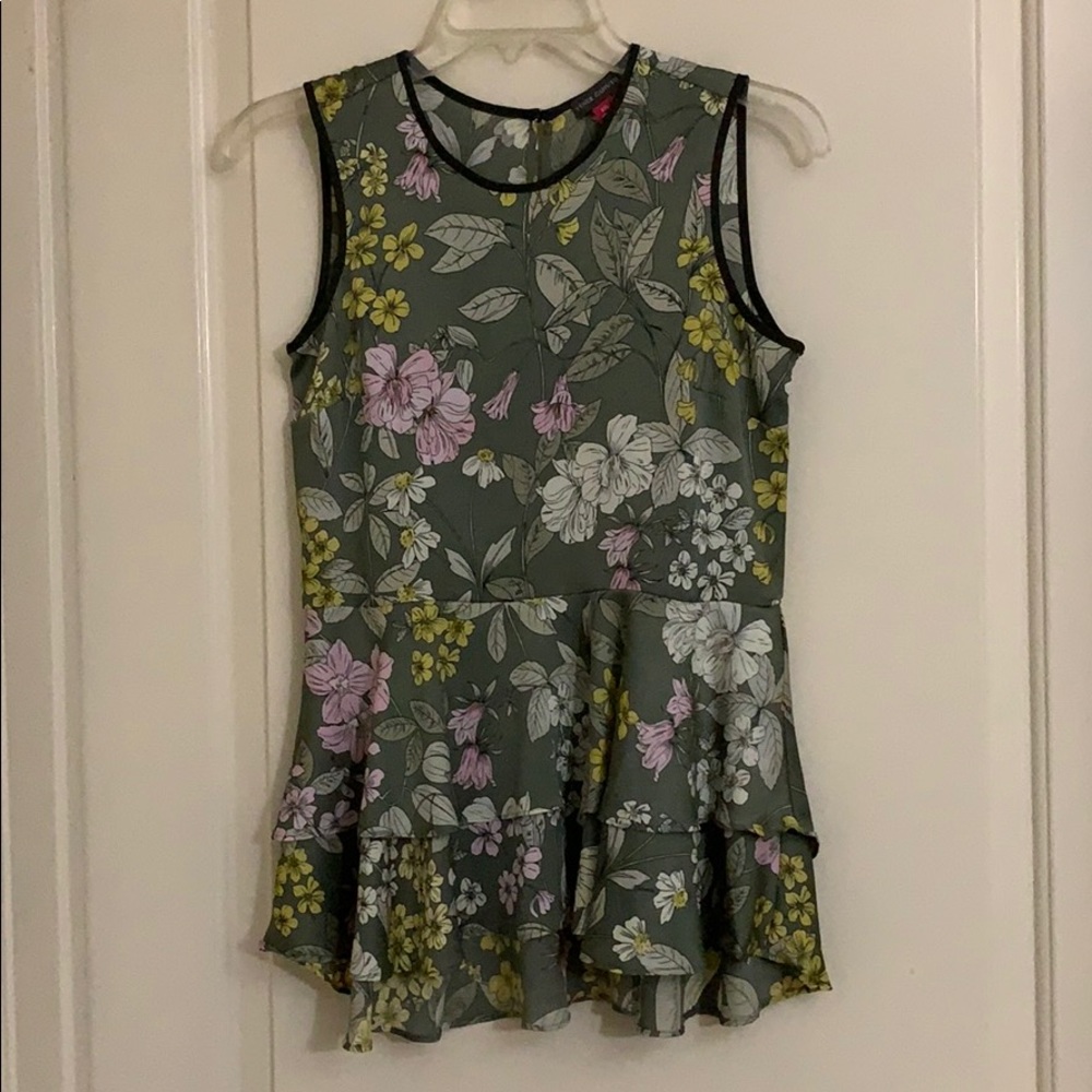 Vince Camuto • Sleeveless Top with Ruffles
